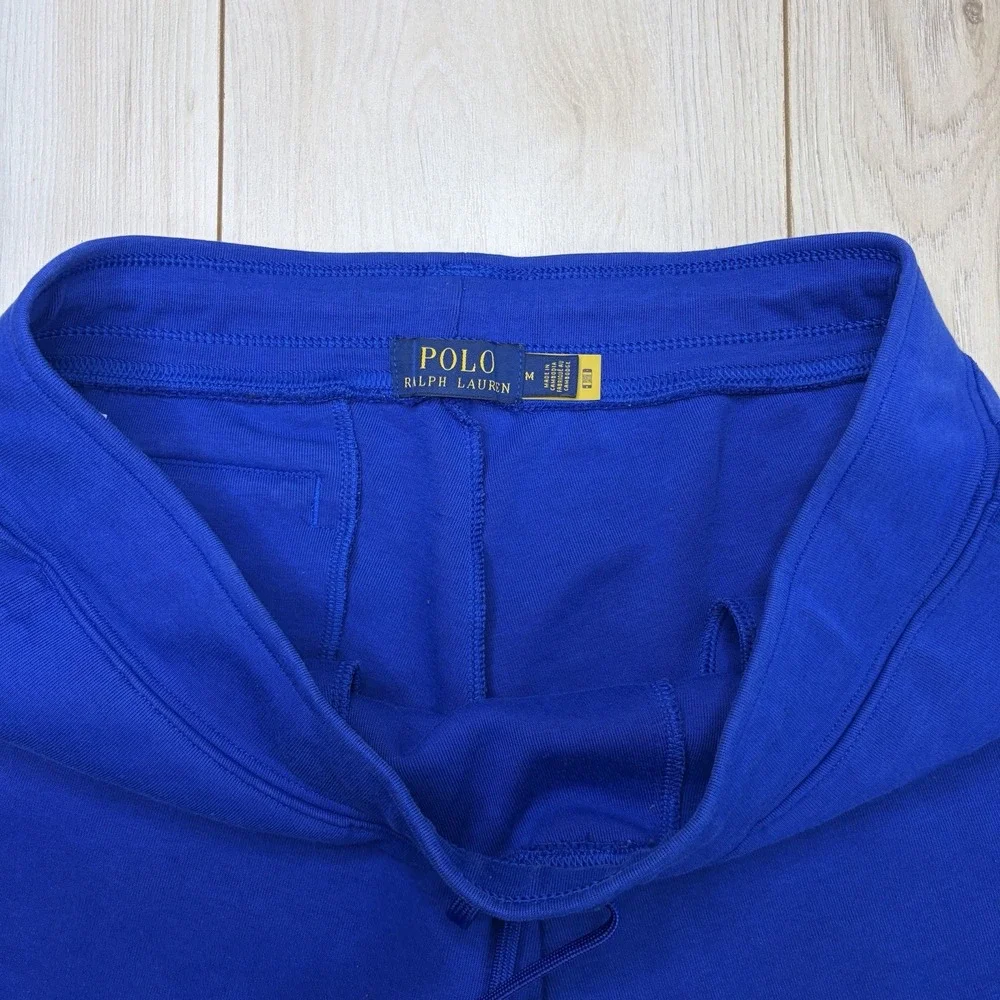 Polo Ralph Lauren Double Knit Jogger Sweatpants Mens Size Medium Blue
